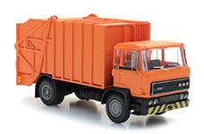 118-487.052.13 - H0 - DAF Kipp-Fahrerhaus Kab B, Müllwagen, orange